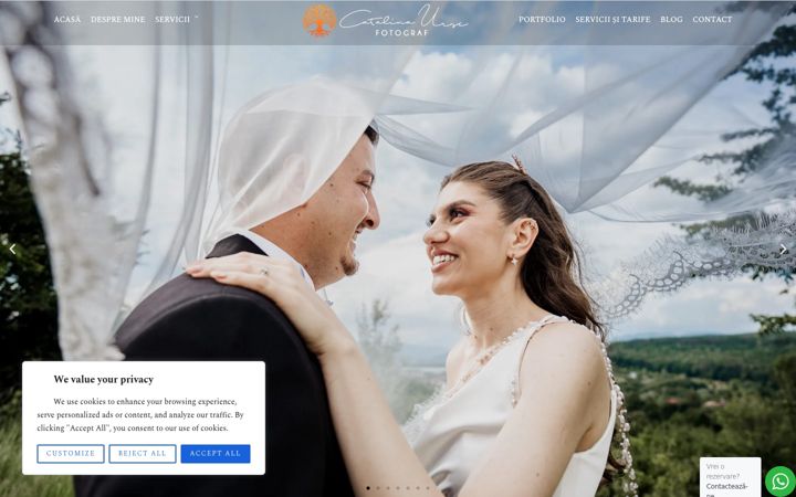 Captura de pantalla de catalinaurse.ro