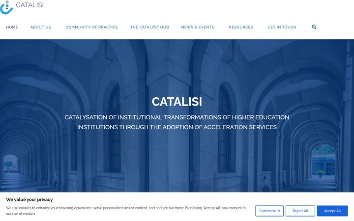 Screenshot of catalisi.eu