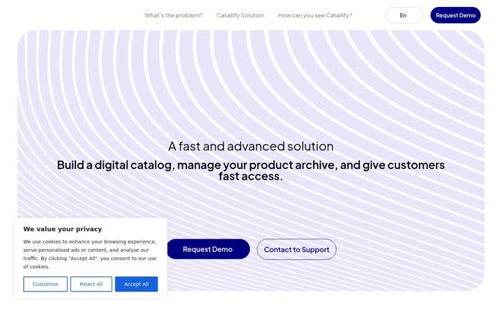Screenshot of catallify.com