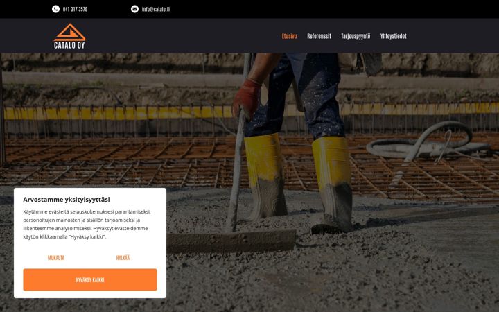 Screenshot of catalo.fi