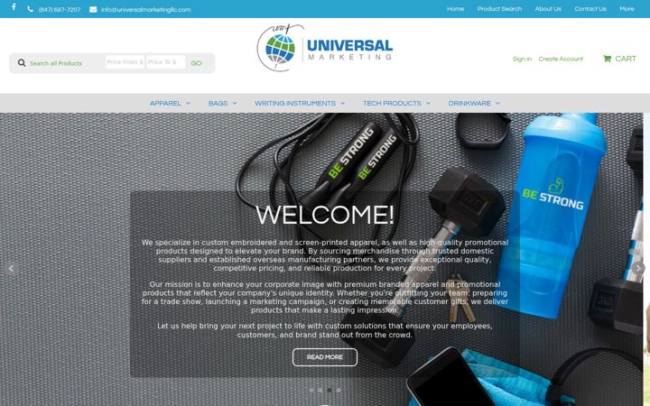 Screenshot of catalog-universalmarketingllc.com