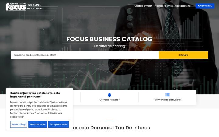 Screenshot of catalogafaceri.ro