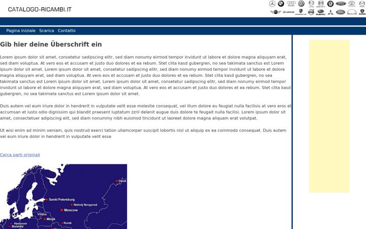 Zrzut ekranu catalogo-ricambi.it