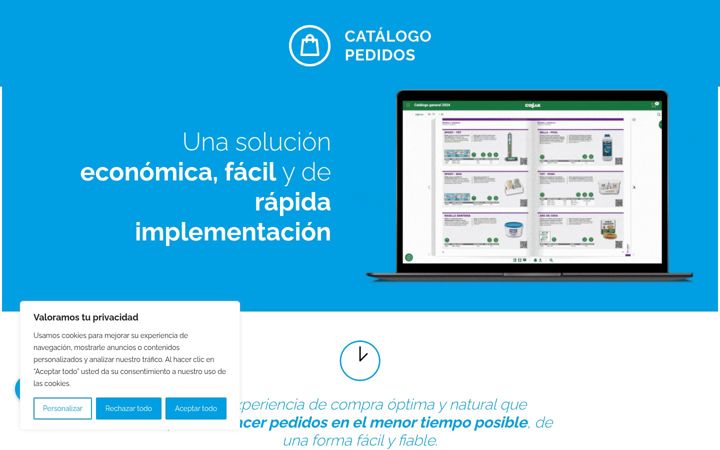 Screenshot of catalogopedidos.com