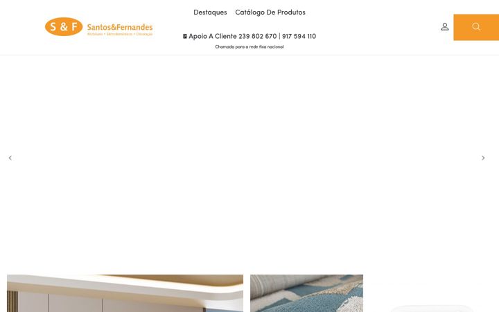 Posnetek zaslona catalogosantosefernandes.pt