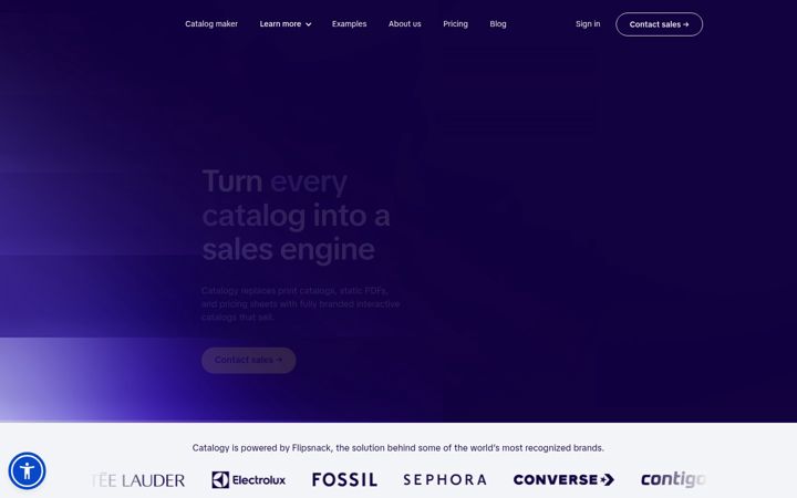 Screenshot of catalogy.com