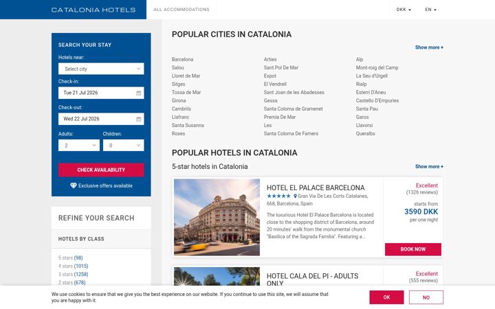 Screenshot of cataloniatophotels.com
