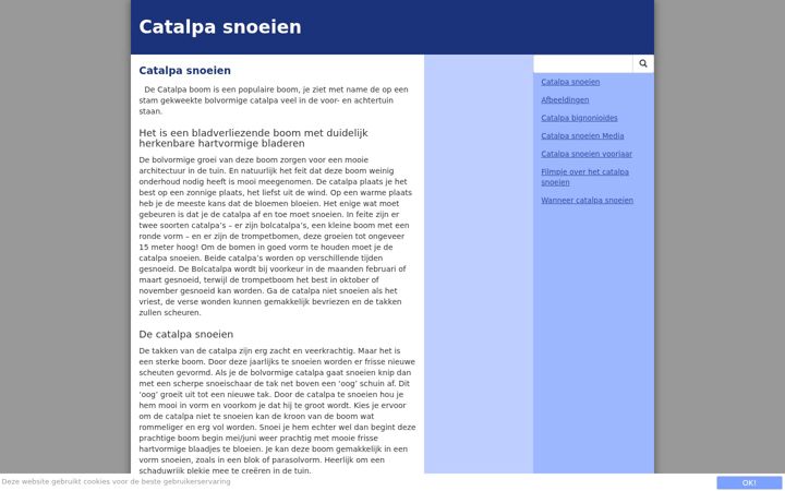 Screenshot of catalpasnoeien.nl