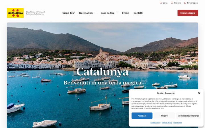 Screenshot of catalunyaexperience.it
