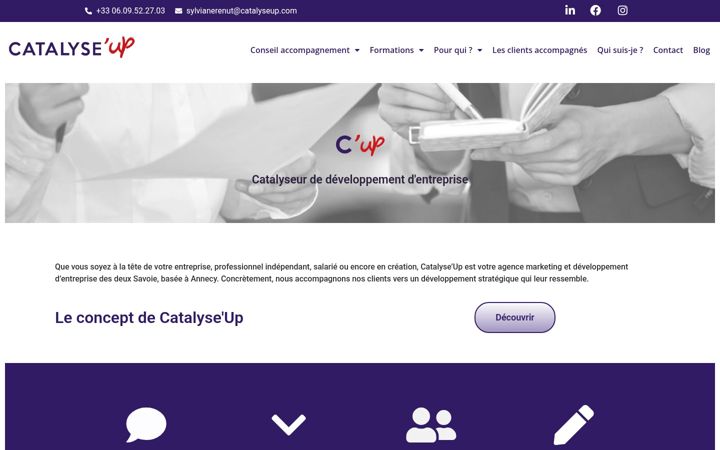 Screenshot of catalyseup.com