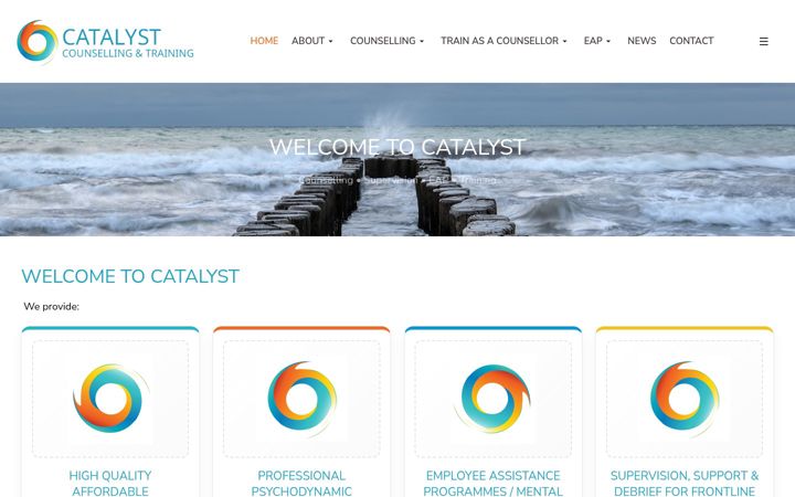 Screenshot of catalyst-wcs.org.uk