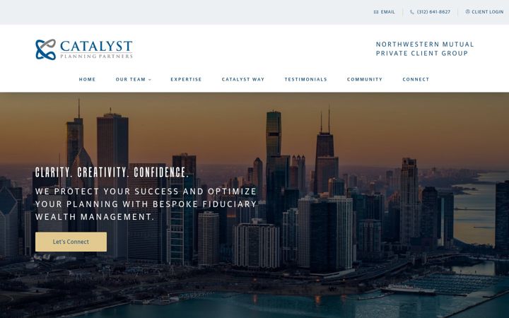 Screenshot of catalyst.nm.com