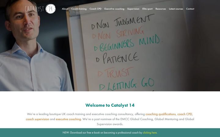 Ekrānuzņēmums no catalyst14.co.uk