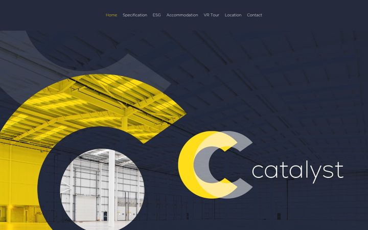 Screenshot of catalystindustrialpark.co.uk