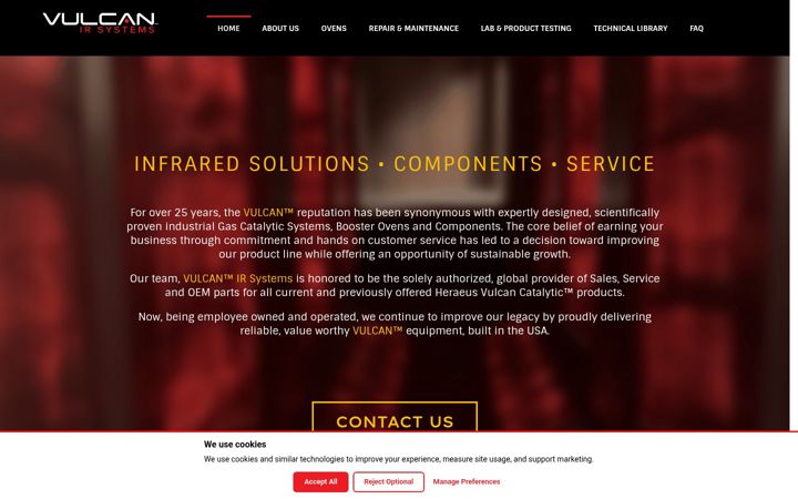 Screenshot of catalyticovens.com