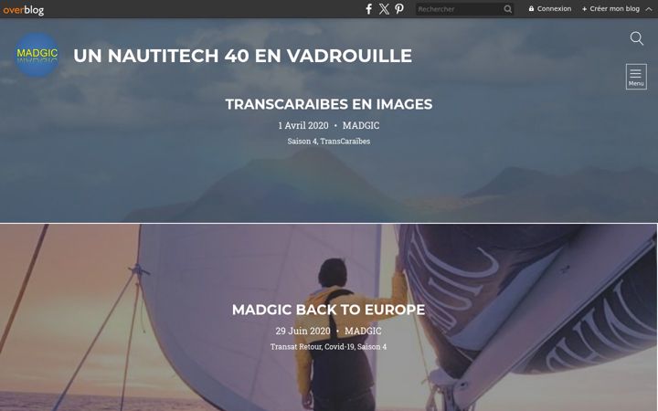 Screenshot of catamaranmadgic.org