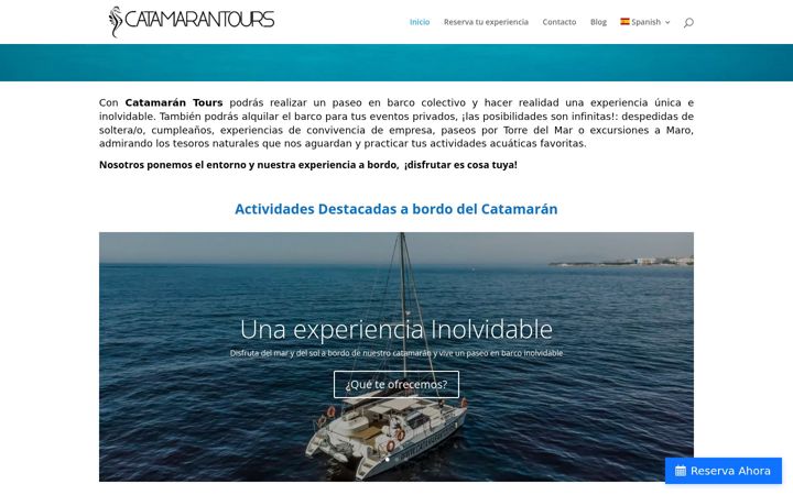 Screenshot of catamarantours.es