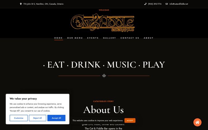 Screenshot ta' catandfiddle.net