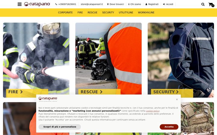 Screenshot of catapano.biz