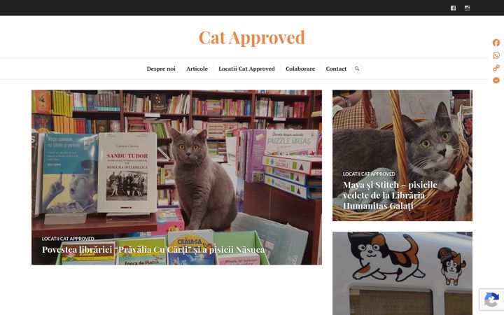 Zrzut ekranu catapproved.ro