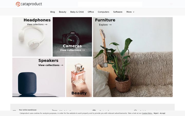 Zrzut ekranu cataproduct.com