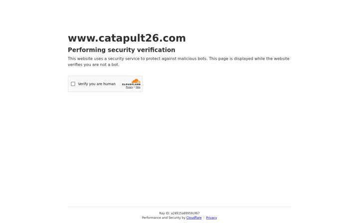 Screenshot of catapult26.com