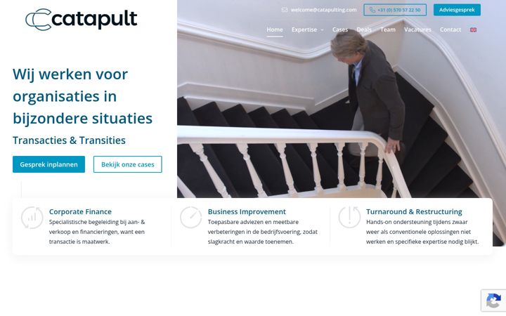 Screenshot of catapulting.com