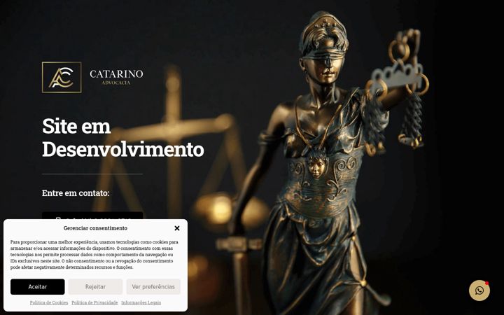Screenshot of catarino.adv.br