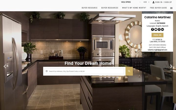 Screenshot of catarinorealty.com