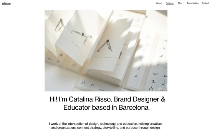 Screenshot of catarisso.com
