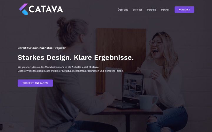 Screenshot of catava.de