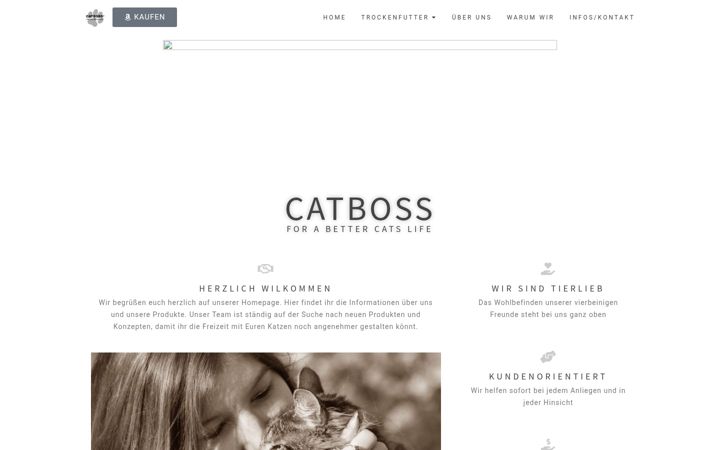 Screenshot of catboss.de
