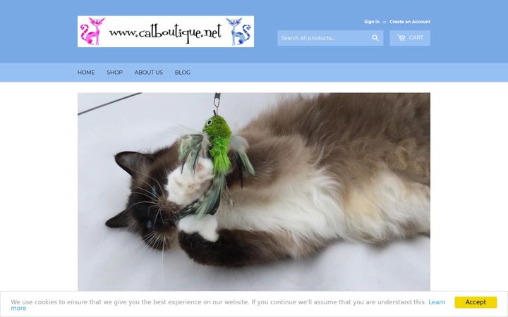 Screenshot of catboutique.net