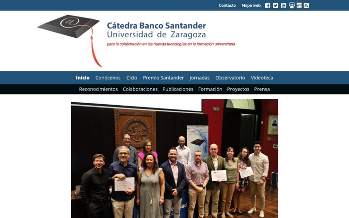 Screenshot of catbs.unizar.es