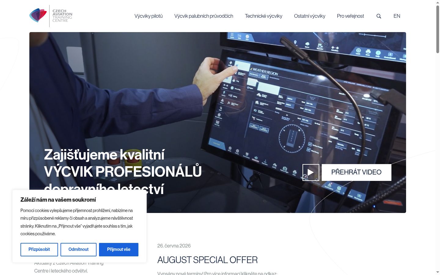 Sutikimo reklamjuostės, rodytos prieš bet kokią sąveiką, ekrano kopija