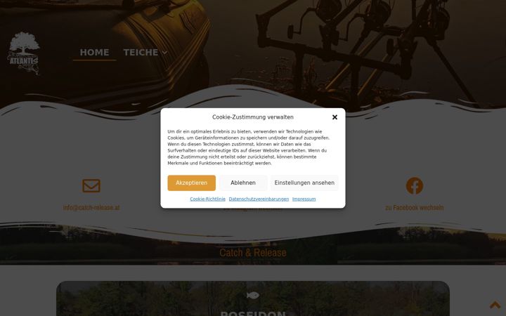 Screenshot of catch-release.eu