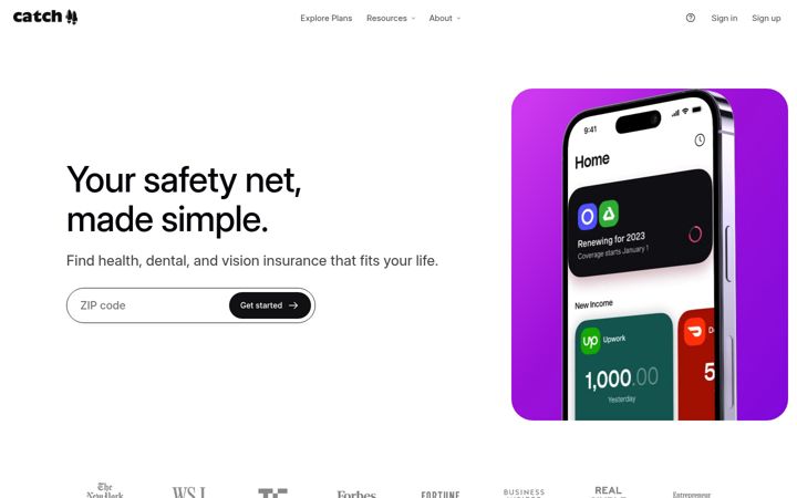 Zrzut ekranu catch.co