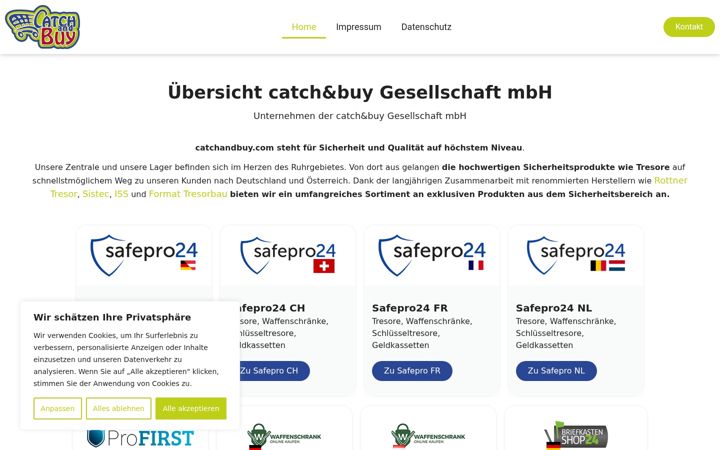 Screenshot of catchandbuy.com