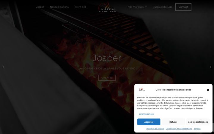 Snimka zaslona za catchandgrill.fr