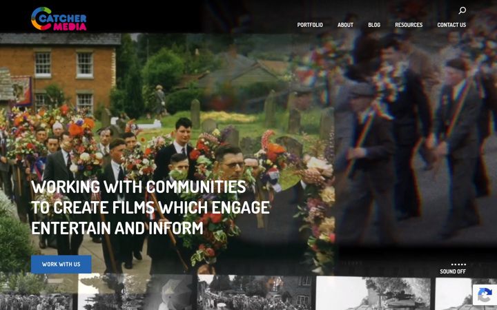 Screenshot of catchermedia.co.uk