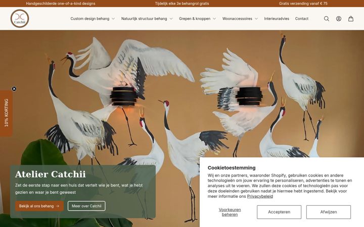 Screenshot of catchii.com