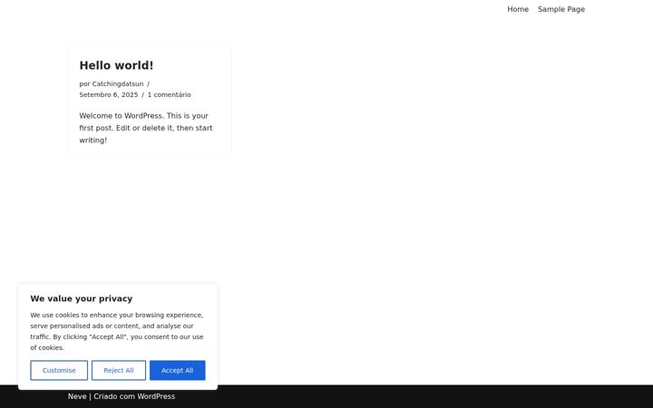 Screenshot of catchingdatsun.com