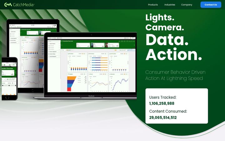 Screenshot of catchmedia.com