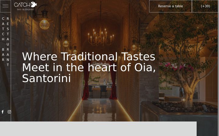 Screenshot of catchrestaurant.gr