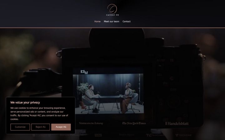 Screenshot of catchypr.eu