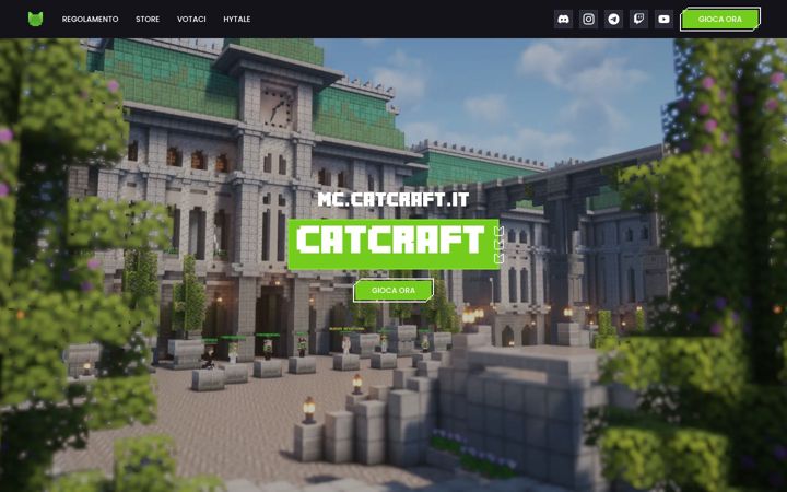 Screenshot of catcraft.it