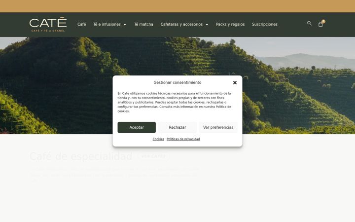 Screenshot of cate.es