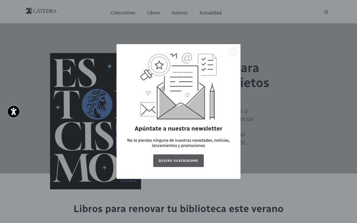 Screenshot of catedra.com