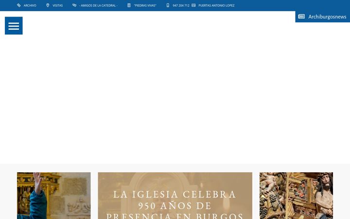 Screenshot of catedraldeburgos.es