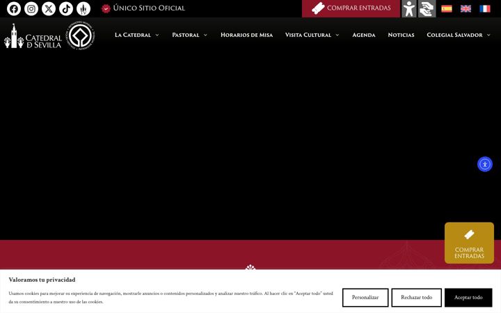 Screenshot of catedraldesevilla.es